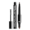 NYX PROFESSIONAL MAKEUP 3-In-1 Brow Pencil, Eyebrow Pencil - Soft Brown