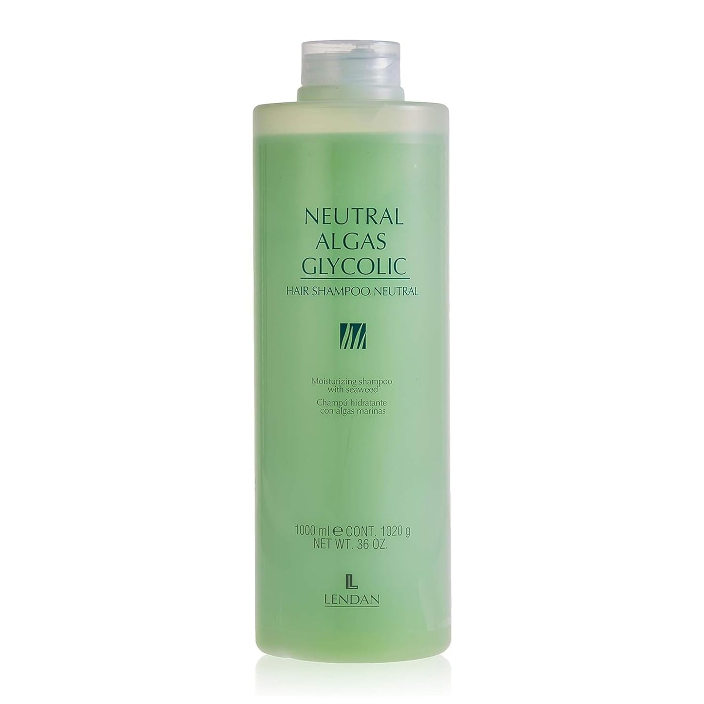 Lendan Algae Glycolic Hair Care Kit, Hydrating Neutral pH Shampoo and Instant Detangling Conditioner, Marine Algae with Glycolic Acid