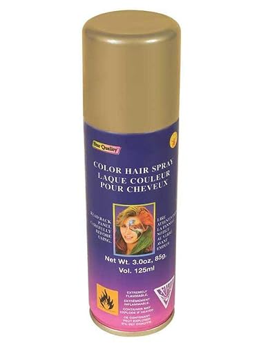Rubies Color Hairspray, Gold