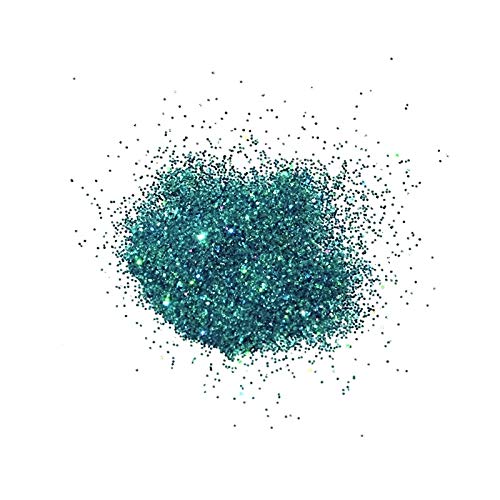 Mode Angel Dust Roll On Glitter Divine Fantasy Holographic Turquoise Green Sparkling High Performance 3D Loose Glitters Face and Body, Spill Proof