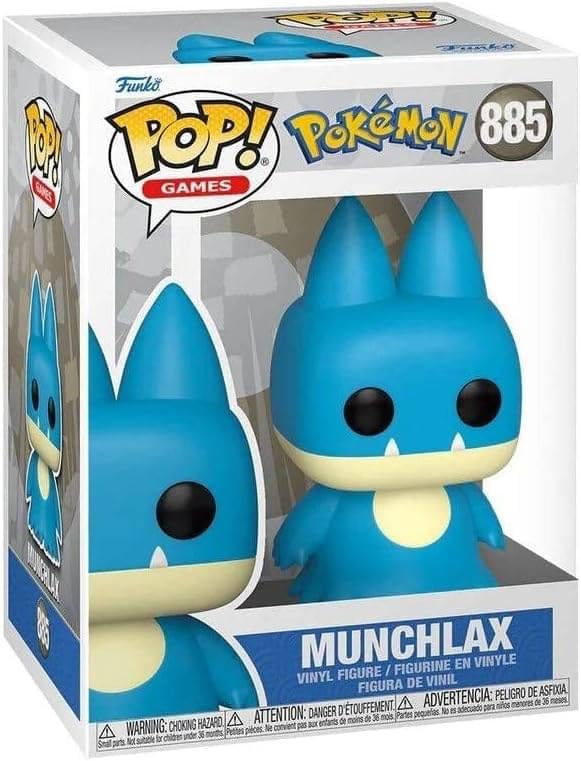 Funko Pop Games: Pokemon - Munchlax - Collectable Vinyl Figure - Gift Idea - Official Merchandise - Toys for Kids & Adults - Video Games Fans - Model…