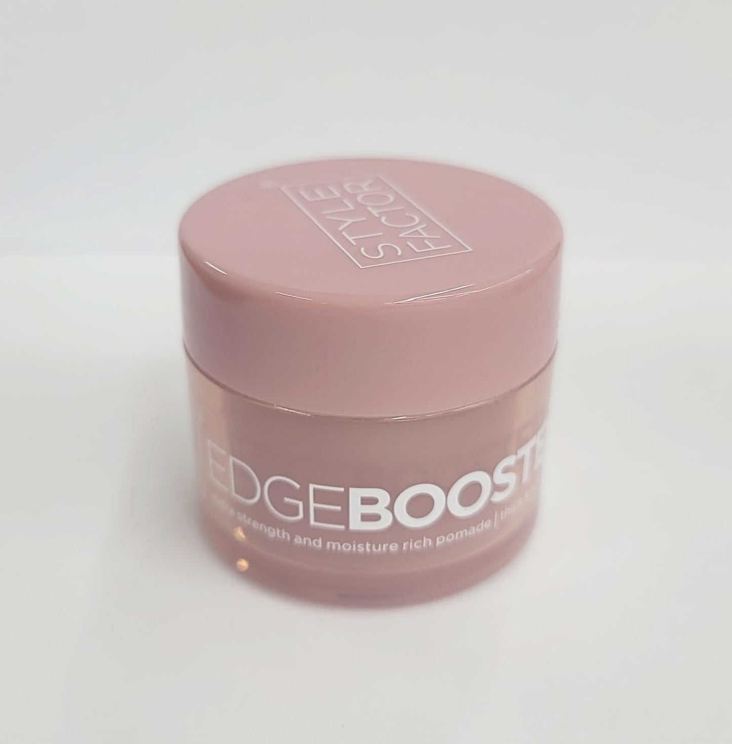 Style Factor Edge Booster Extra Strength and Moisture Rich Pomade 0.85oz Mini Travel Size (0.85oz, Pack of 1, Morganite)
