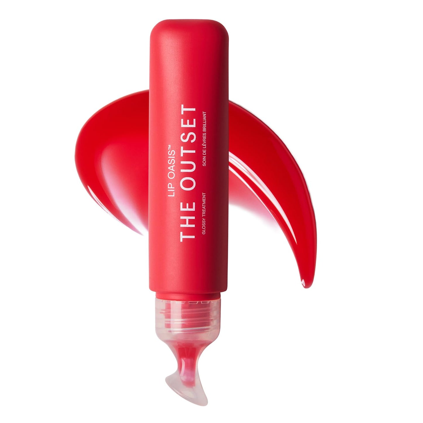 The Outset Lip Oasis Hydrating Lip Balm, Glossy Moisturizing Lip Treatment for Dry, Sensitive Lips, Clean, Vegan & Gluten-Free, Sheer Tint Sun Kiss