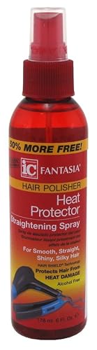 Fantasia Heat Protector Straightning Spray 6 Ounce (177ml) (6 Pack)