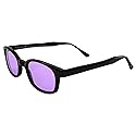 Pacific Coast X-Kd's Biker Purple Lenses Black Frames Sunglasses