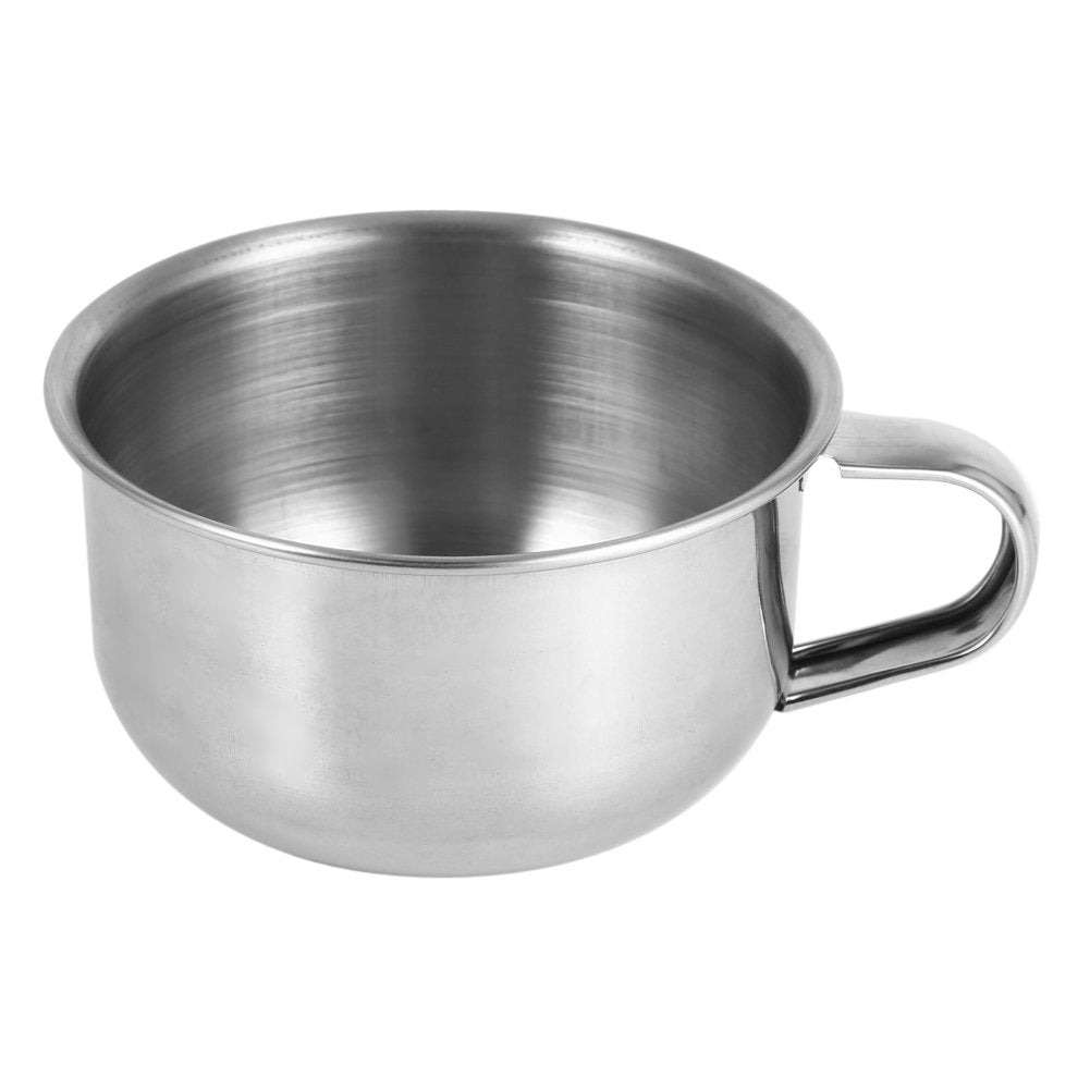 Tbest Metal Circle Soap Cup For Shaving,Shaving Soap Bowl Lather Lot Stainless Steel,Shaving Mug New Stainless Steel Metal Shaving Soap Mug Bowl Cup Beauty and Personal Care Tbest