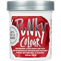Punky Vermillion Red Semi Permanent Hair Color - Vegan & Cruelty-Free Conditioning Hair Dye, Lasts Up to 35 Washes, 3.5 fl oz