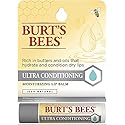 Burt's Bees Ultra Conditioning Moisturizing Lip Balm, Lip Moisturizer Rich in Oils and Butters, Natural Origin Lip Care, 1 Tube, 0.15 oz.