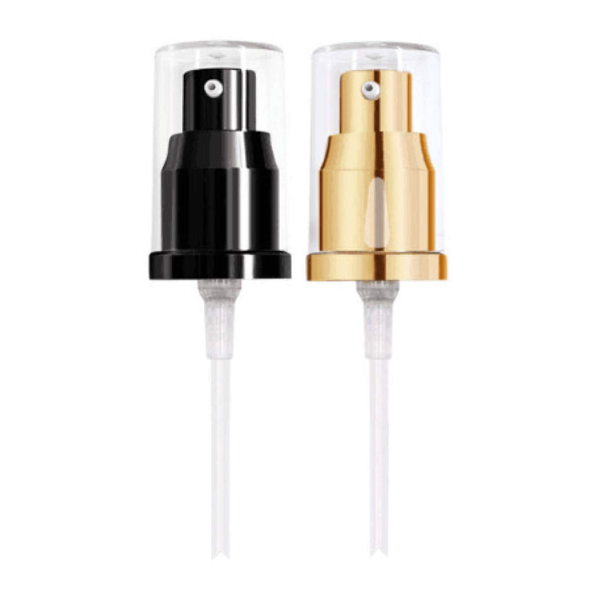 LUFOX 2Pcs Foundation Pump for Maybelline Fit Me Liquid Foundation (Gold+Black)