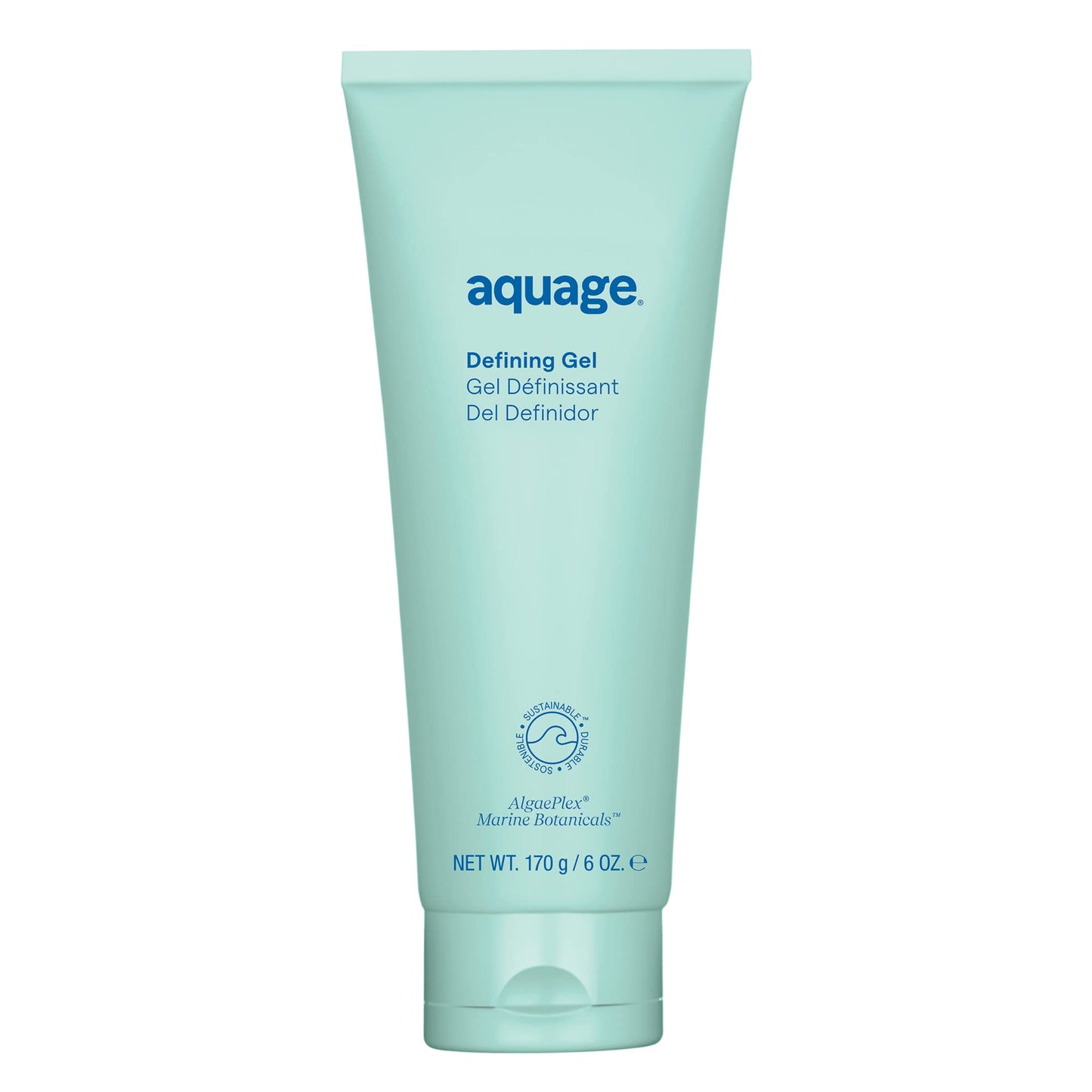 AQUAGE Defining Gel, For Curly, Wavy or Permed Hair, Repairs Hair Strands For Well-Defined Curls Without The Frizz, 6 fl. oz