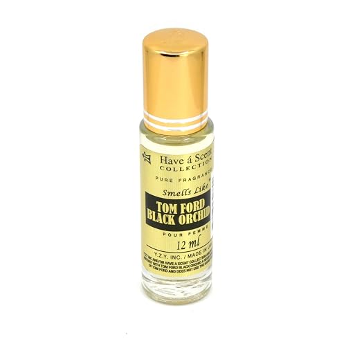 Impression Perfume Scents Roll-On 12ml Eau de Parfum for Women - Luxury Fragrance, Travel Size/Carry on, Long Lasting Scent (Black Ordchid)