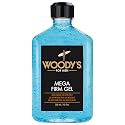 Woody's Mega Firm Hair Gel for Men, Strong Hold, Alcohol-Free, No Flakes, Men's Hair Gel for Strong Hold Styling, Mens Styling Gel - 12 fl oz