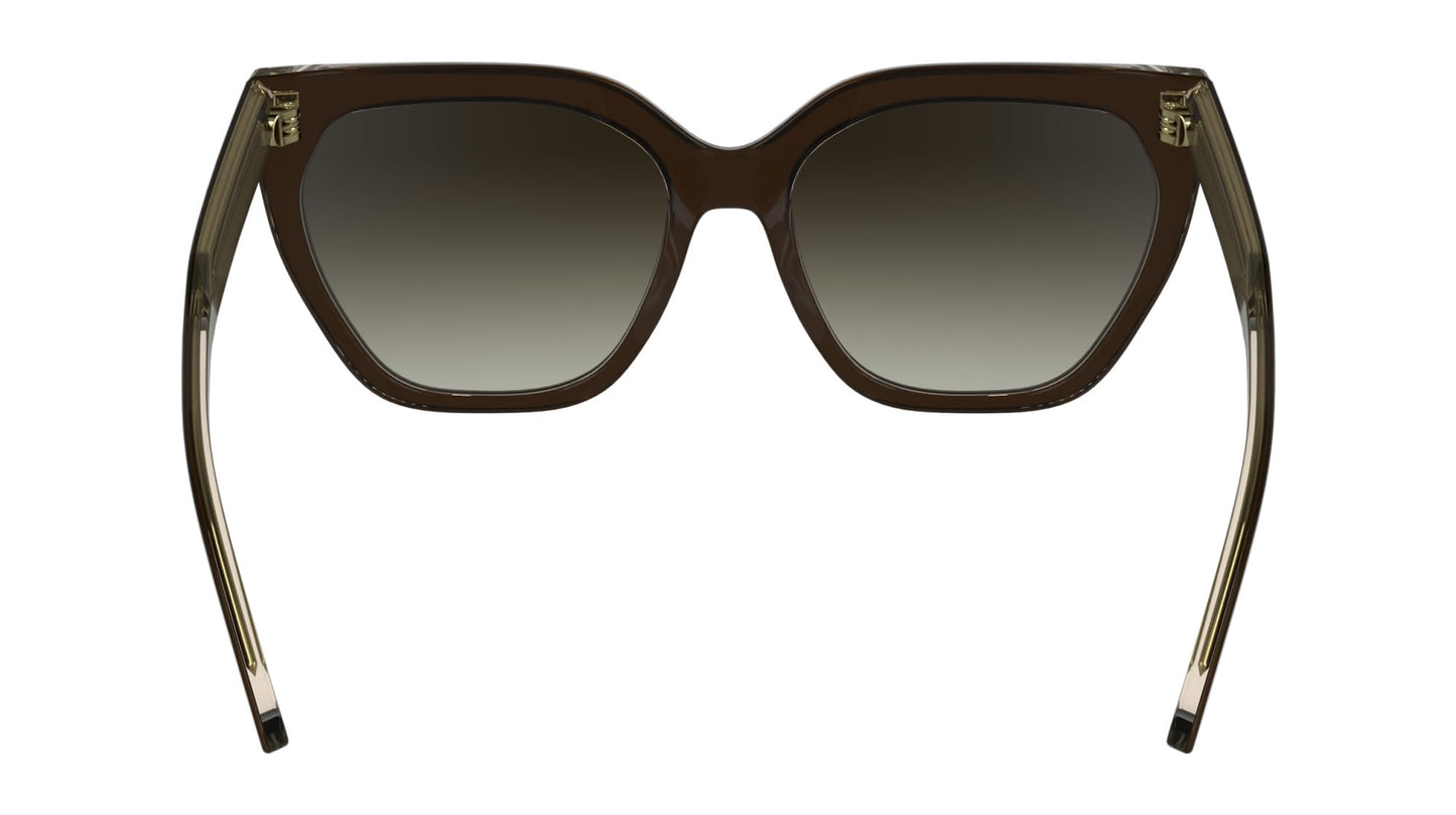 Calvin Klein Women's Sunglasses CK24535S - Brown/Light Brown with Gradient Brown Lens