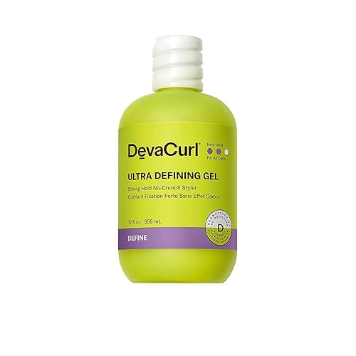 DevaCurl Ultra Defining Gel Strong Hold Non-Crunch Styler, Bright Breeze, 12 fl. oz