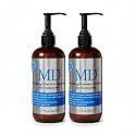 MD Revitalizing Shampoo & Conditioner Bundle (Set of 2/325 ml Each) - Moisturizing Hydrating Damaged Hair Shampoo & Conditioner with Aloe, Sacha Inchi