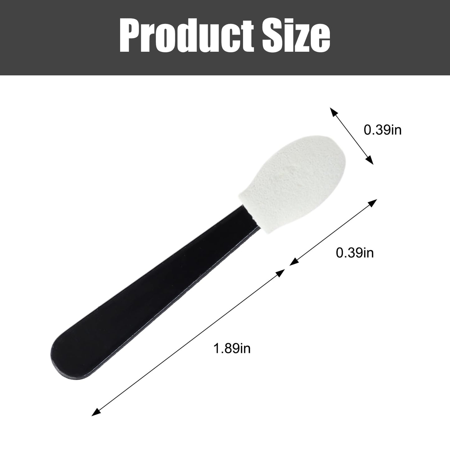120PCS Eyeshadow Applicators,Eye Shadow Applicator Sticks,Mini Disposable Eyeshadowapplicator,Portable Eyeshadow Sponge,Suitable for Women