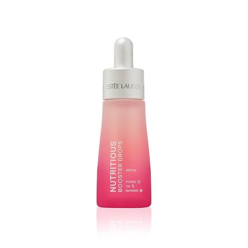 Estée Lauder Nutritious Hydrating Booster Drops Serum with Niacinamide | Pore Minimizing & Barrier Strengthening, 1.2 Fl Oz