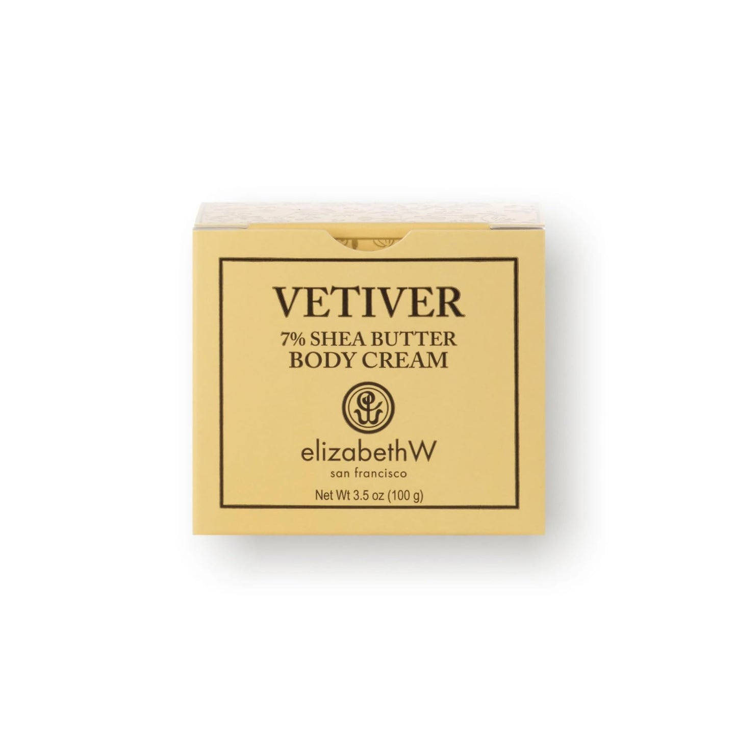 elizabeth W, Vetiver Body Cream, 3.5 Ounces