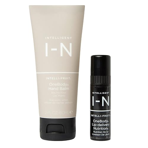 Intelligent Nutrients OneBody Hand Balm & Lip Delivery Nutrition Holiday Set - Help Soothe Dry Hands, Cuticles & Lips (2-Piece Set)