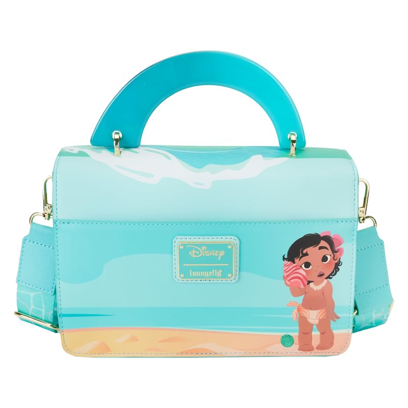Loungefly Disney Moana Ocean Waves Crossbody Bag