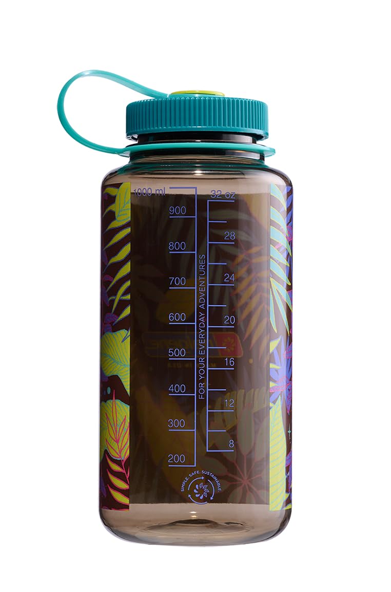 Nalgene 348861 Wide Mouth 32oz Woodsman Botanical Ferns/Seaside