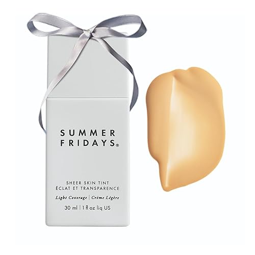 Summer Fridays Sheer Skin Tint - Skin Tint with Hyaluronic Acid - Helps Diminish Uneven Skin Tone - Sheer to Light Coverage - Shade 3 - Light