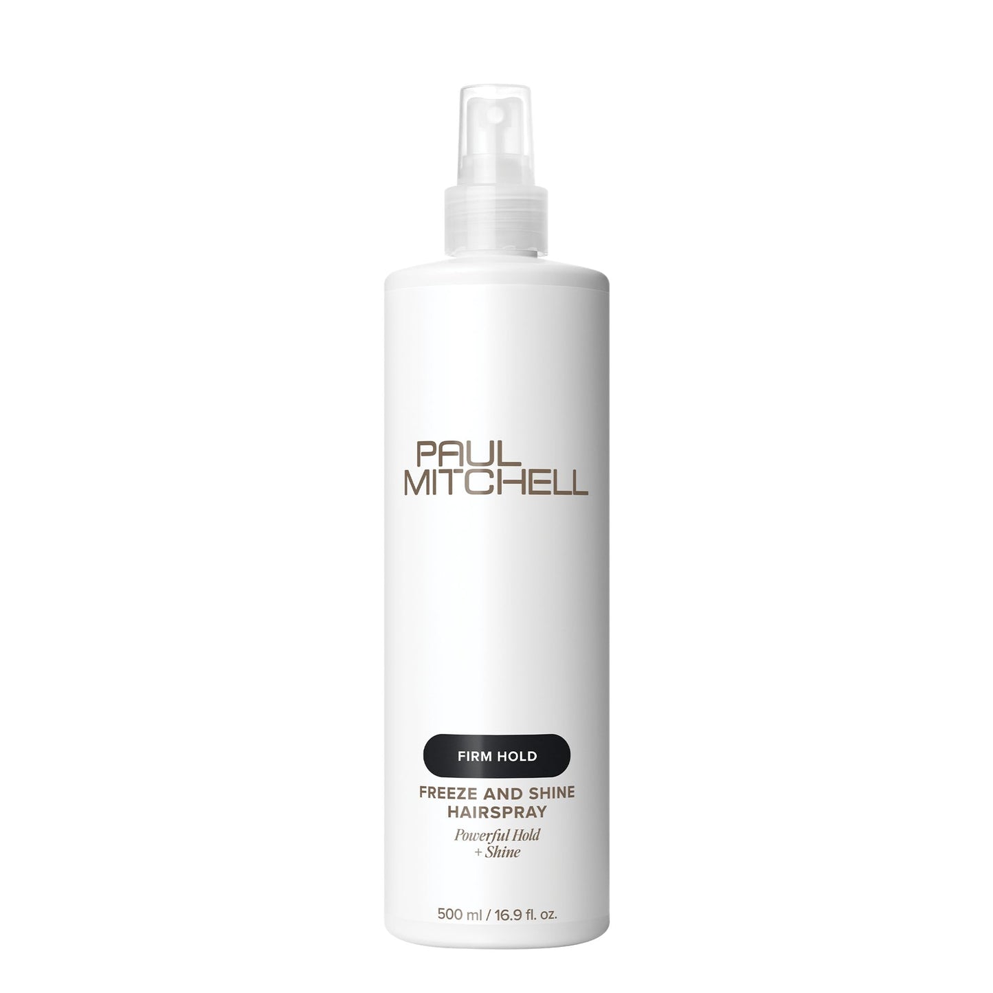 Paul Mitchell Freeze and Shine Hairspray, Powerful Hold + Shine, For Coarse Hair, 16.9 fl oz