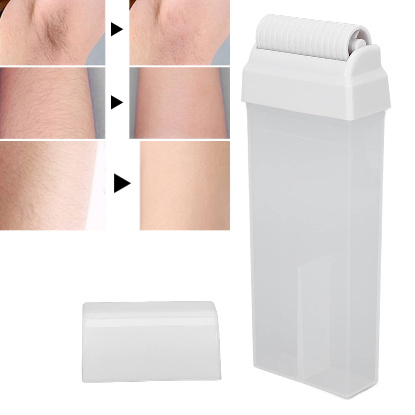 Empty Hair Removal Wax Bottle Home Beauty Salon Refillable Depilatory Wax Roller Bottle Container Accessory Beauty and Personal Care GOTOTOP