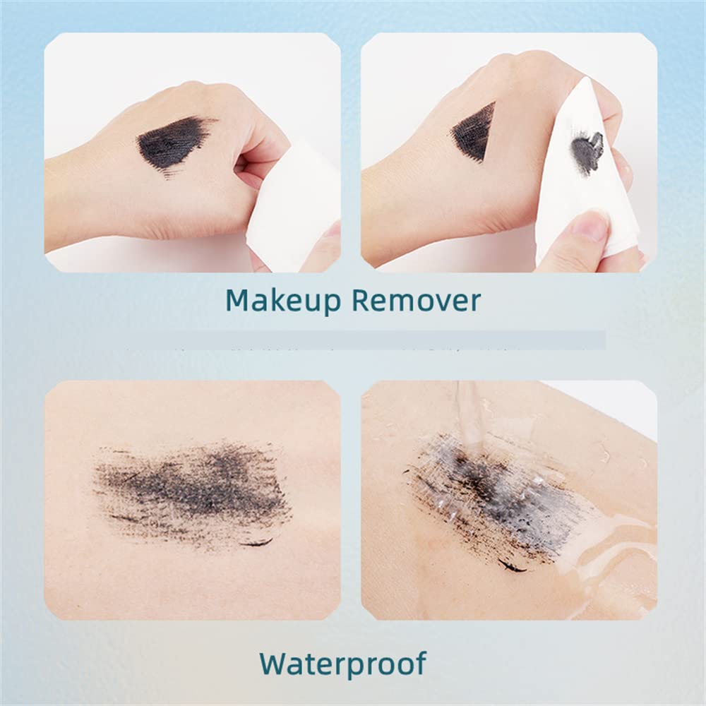 Ultra Fine Waterproof Mascara for Fine Short Eyelashes, Lengthening & Thickening, Catching Tiny Eyelashes (1 Pcs)