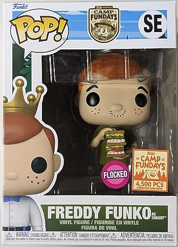 Funko Pop! Freddy as Shaggy Flocked 2023 Camp Fundays Box of Fun Exclusive Pop LE4500