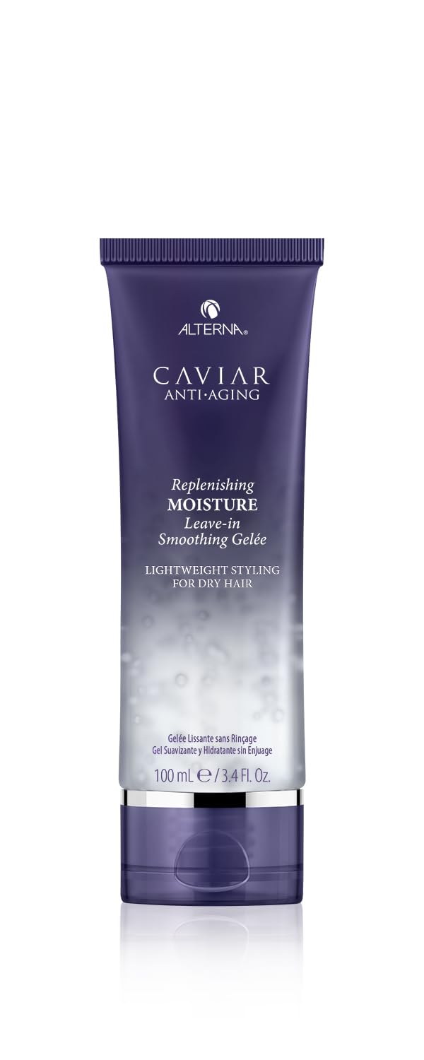 Alterna Caviar Anti-Aging Replenishing Moisture Leave-in Smoothing Gelee, Lightweight Styling For Dry Hair,Sulfate Free ,3.4 Fl Oz (Pack of 1)