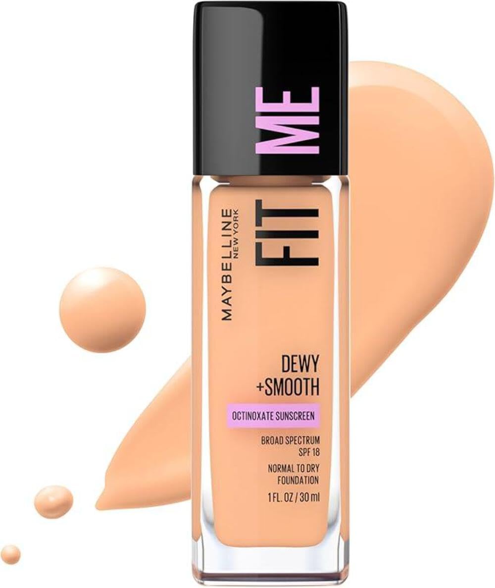 Maybelline New York Fit Me! Liquid SPF 18 Foundation, Buff Beige 130