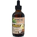 Jamaican Mango & Lime Black Castor Oil - Hair & Scalp Oil for Locs, Braids, Twists & Natural Hair - Strengthens, Moisturizes & Promotes Hair Growth