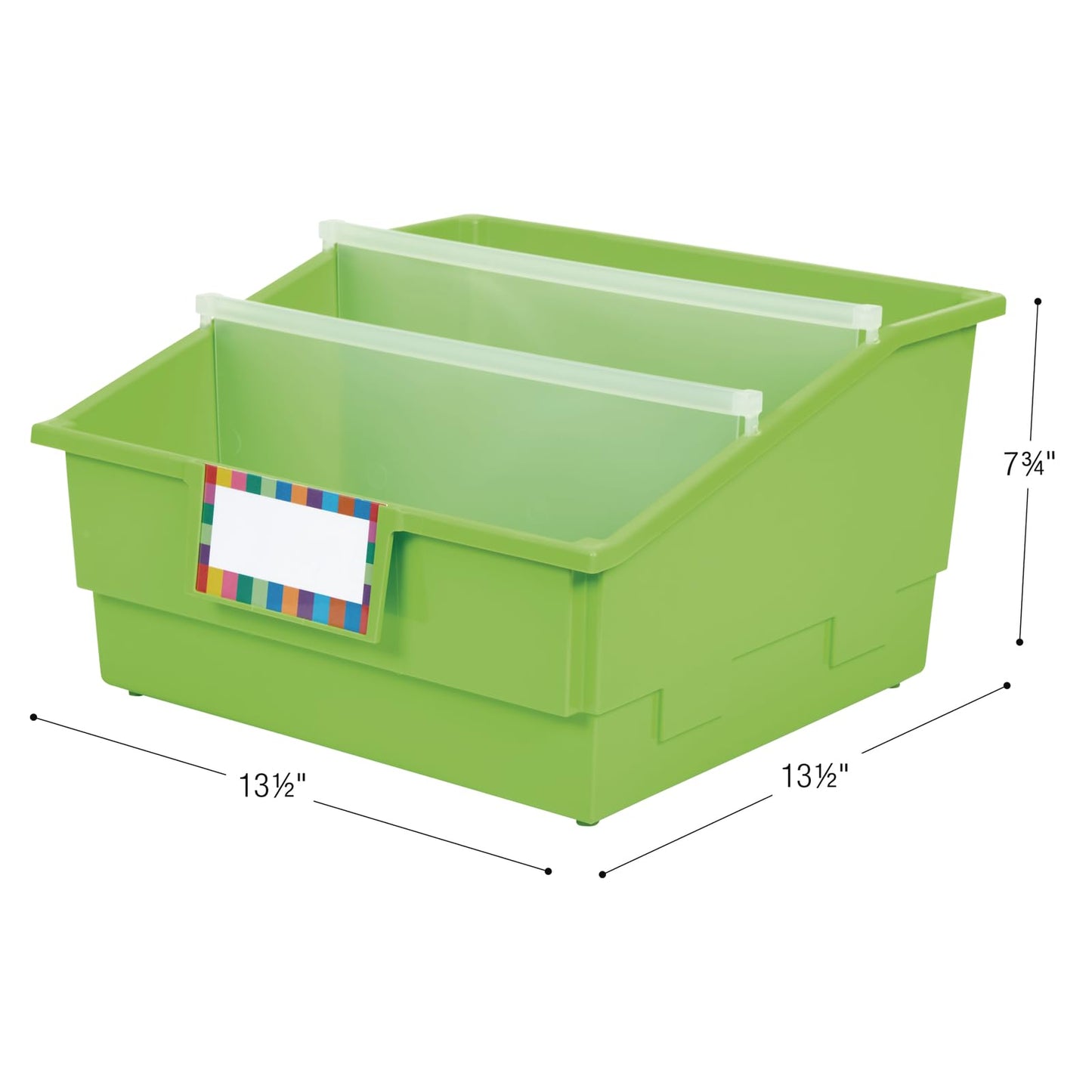 Really Good Stuff Modern Farmhouse Picture Book Bins-6 Pack