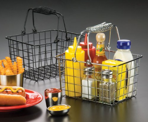 American Metalcraft RBHC759 Chrome Rectangular Basket w/ Handles