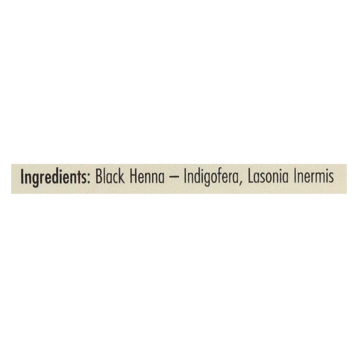 Rainbow Research Henna Hair Color & Conditioner - Black (Deep Ebony) 4 oz (113 grams) Jar