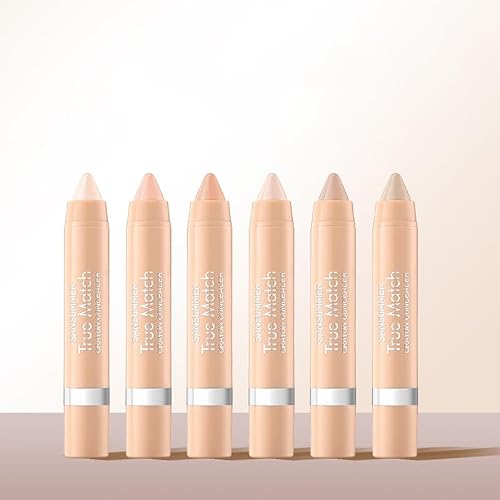 LIONDANCE 6pc Super-Blendable Crayon Concealer Moisturizing Eye Concealer To Cover Wrinkles And Dark Circles. Long-lasting Waterproof To Cover Tattoos