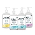 Kirk's Hydrating Hand Wash - Made with Coconut Oil and Aloe Vera, With Odor Neutralizing Technology To Help Eliminate Odors, Non-GMO, Vegan, Variety