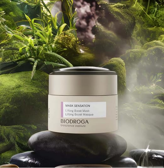 Biodroga MASK SENSATION Lifting Boost Mask (1.7oz) - Anti Aging, Firming, Energizing, Plumping, Tightening Effect - with Black Forest Complex - Made