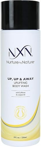 NXN Up, Up & Away Uplifting Body Wash, Fresh Pomelo Scented with Caffeine Natural & Organic Formula, 8 Fl Oz Beauty & Personal Care NXN