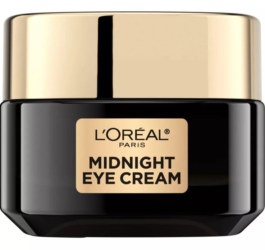L'Oreal Paris Age Perfect Cell Renewal Midnight Eye Cream, Anti-Aging, Dark Circle Reduction, Wrinkle Reduction, 0.5 fl oz, Unscented, Cream