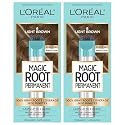 L'Oreal Paris Magic Root Permanent Hair Color Kit, 100% Gray Hair Coverage In Just 10 Minutes, Precision Brush Applicator for Seamless Application, 6