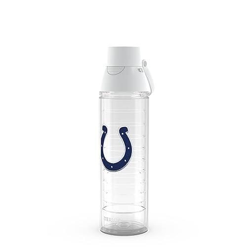 Tervis Venture Lite NFL Indianapolis Colts - Primary Logo Made in USA Double Walled Insulated Tumbler Travel Cup Keeps Drinks Cold & Hot, 24oz Water