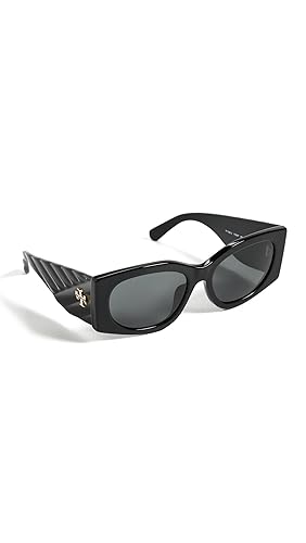 Tory Burch Women's 0TY7221U Sunglasses, Black, One Size