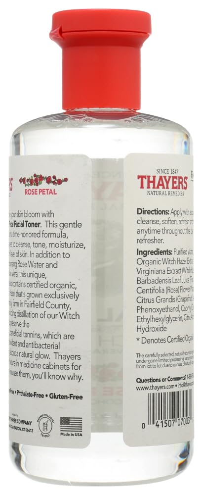 Thayer Witch Hazel Rose Alcfree