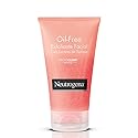Neutrogena Oil Free Pink Grapefruit Acne Face Wash with Vitamin C, Salicylic Acid Acne Treatment Medicine, Gentle Foaming Vitamin C Facial Scrub