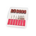 ZXUY 6pc Nail Drill Bits for Machine Replacement 3/32" Shank Size Acrylic Art