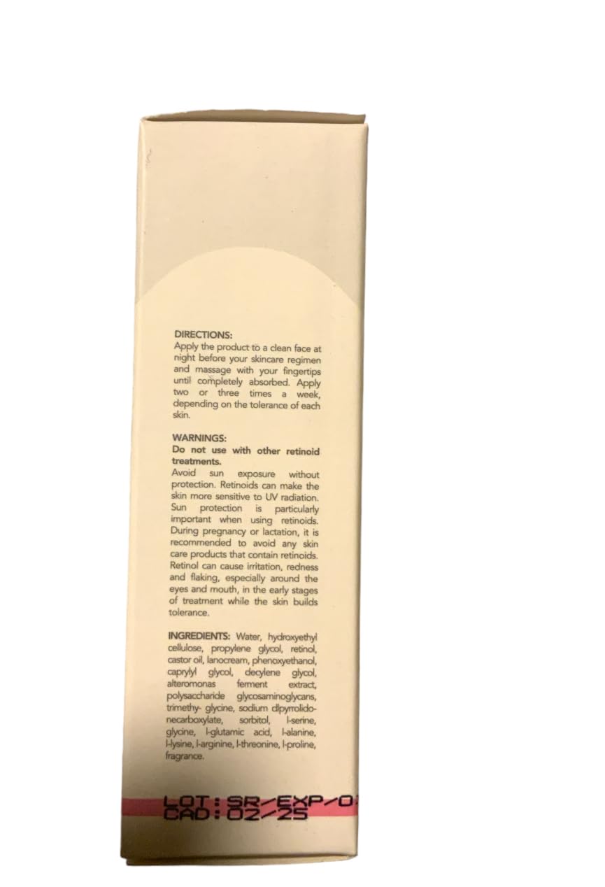 RETINOL SERUM 2% Shelo NABEL Mejora la apariencia del tono y la textura de la piel (FDA Aproved)
