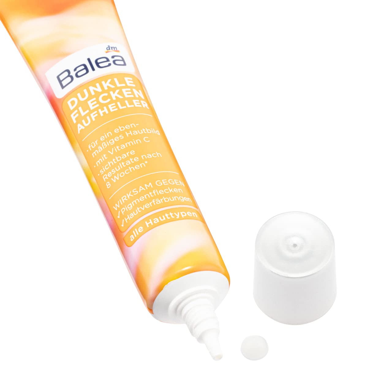 Balea Dark-Spots Brightener with Belides TM (A Highly Effective, ECOCERT Botanical Skin-Lightener) & Concentrated Vitamin C - 50ml