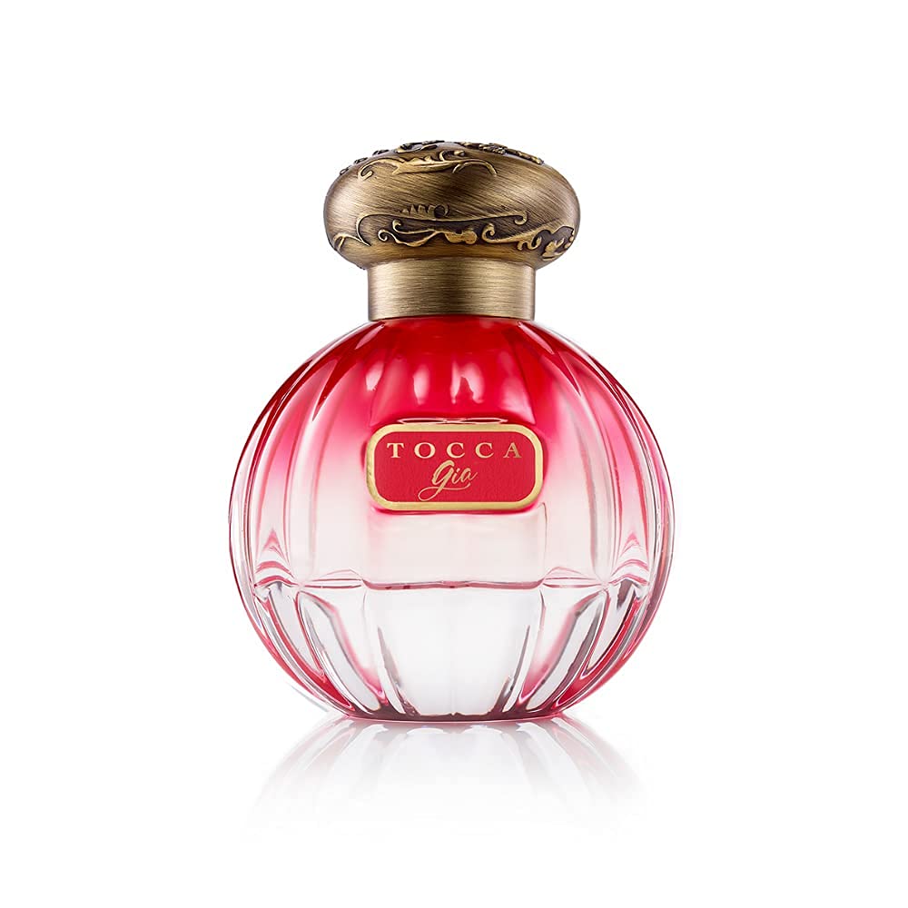 Tocca Women's Perfume, Gia Fragrance, 1.7oz (50 ml) - Warm Floral, Pink Peppercorn, Tangerine, Turkish Rose - Hand-Finished Bottle